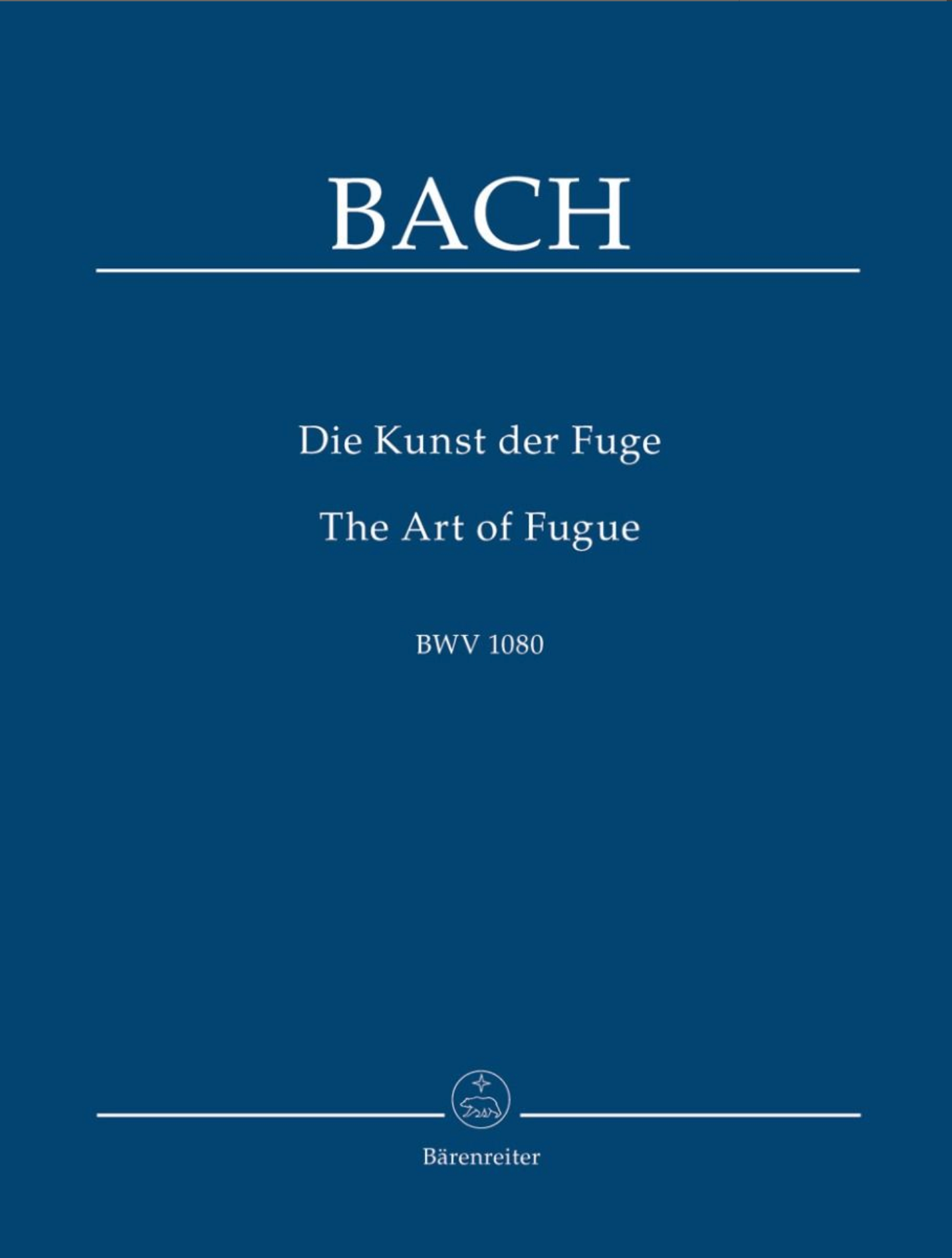 Bach, J.S. (Diener): (mini score) The Art of the Fugue - "Die Kunst der Fuge'' (string quartet) Barenreiter