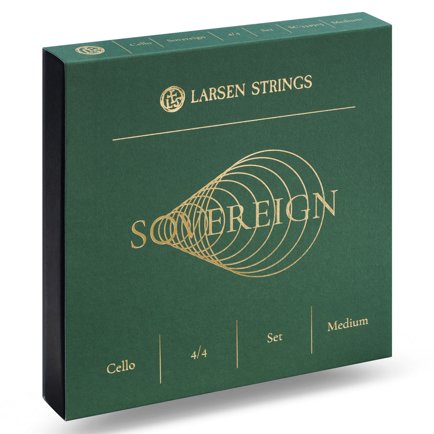 Sovereign cello strings by Larsen,
