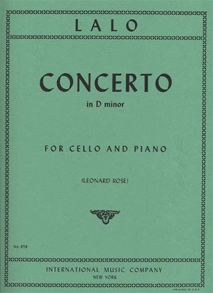 Lalo, Edouard (Rose): Concerto in D minor (cello & piano) IMC