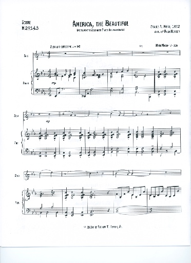 Heffler: America, the Beautiful (violin & piano)