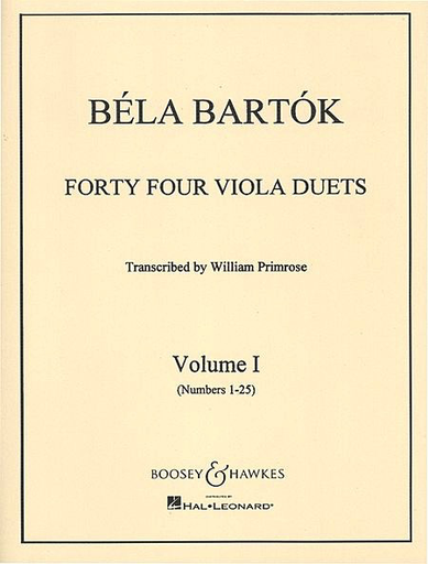 Bartok, B.: 44 Viola Duets Vol.1 (2 violas)