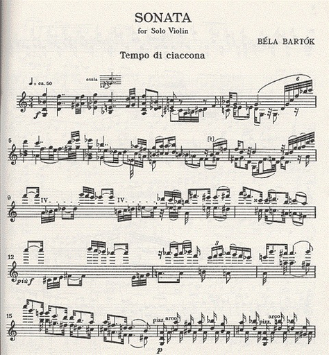 Bartok, B. (urtext): Sonata (Violin)