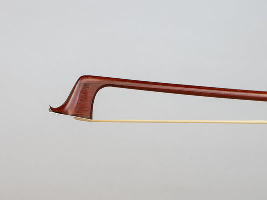 Andrea PROIETTI round Pernambuco cello bow, silver mounted, personal model, 81.4 g, ITALY