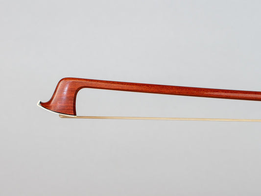 Andrea PROIETTI round Pernambuco violin bow, silver mounted, F.X. Tourte model, 60.7 g, ITALY