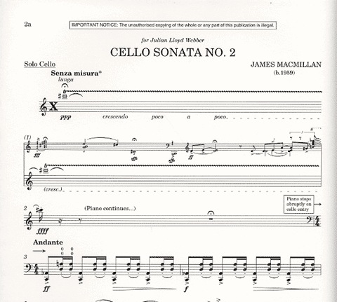 MacMillan, J.: Sonata No.2 (Cello & Piano)