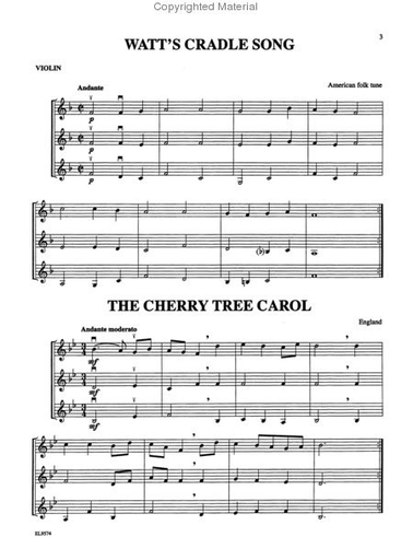 Ryden, W.: Christmas Trios For All (three violins)