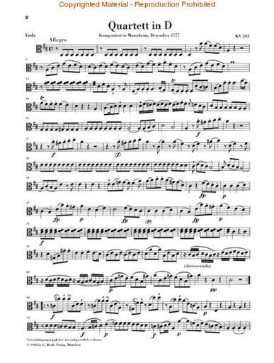 Mozart, W.A. (Wiese, ed.): Flute Quartet (flute, violin, viola, cello)
