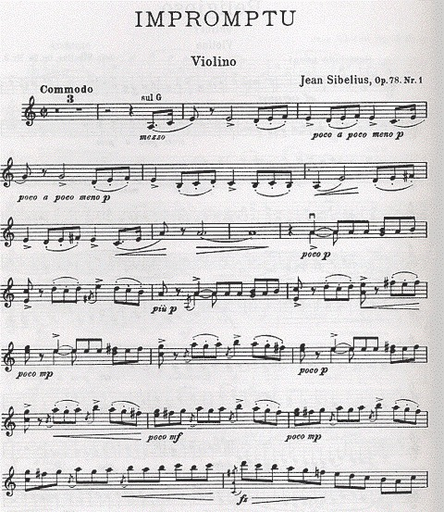 Sibelius, Jean: Four Pieces Op.78, (cello or violin & piano) | Metzler Violins