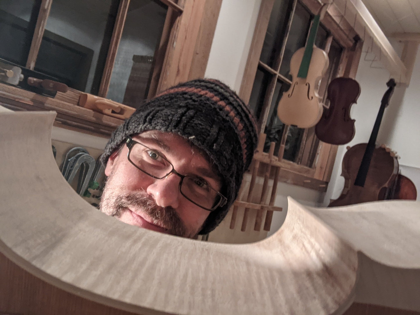 Charles Arsenault violin, Quadra Island, BC, 2023 | Metzler Violins