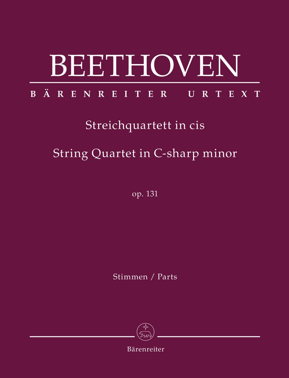 Beethoven (Del Mar): String Quartet in C-sharp minor, op. 131, (string quartet parts) Barenreiter