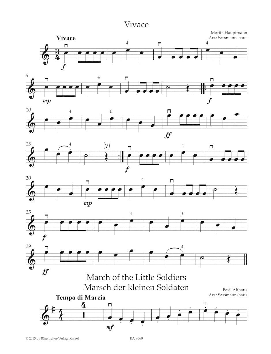 Sassmannshaus, Kurt: Violin Recital Album, Book 1 (violin & piano) Barenreiter