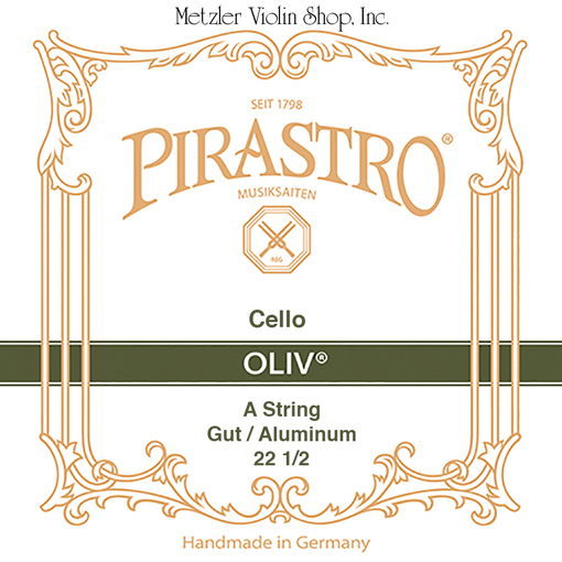 Pirastro OLIV cello A string, gut/aluminum, medium (22 1/2)