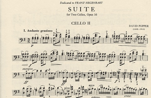 Popper, D.: Suite Op.16 (2 Cellos)