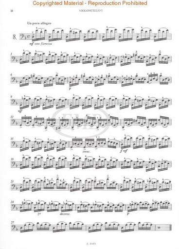 Kummer: 10 Etudes melodiques Op.57 (cello w/ 2nd cello ad libitum)