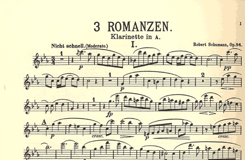 Schumann, Robert: 3 Romances Op.94 (violin & CD or piano)