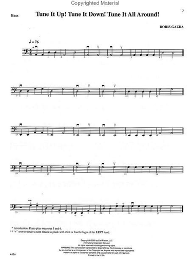 Gazda, Doris: String Town Tunes (bass & CD)
