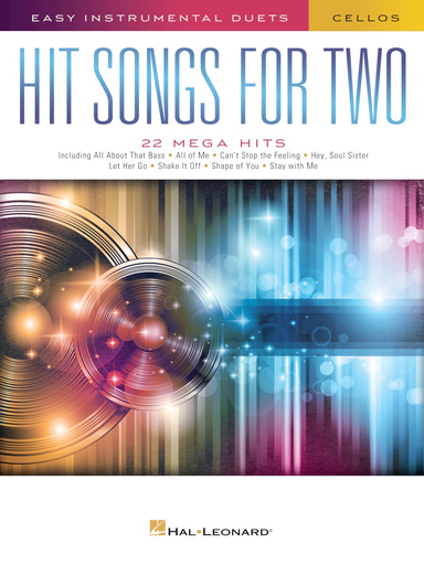 Hal Leonard (Deneff): (collection) Hit Songs for Two -ARRANGED (2 cellos) Hal Leonard