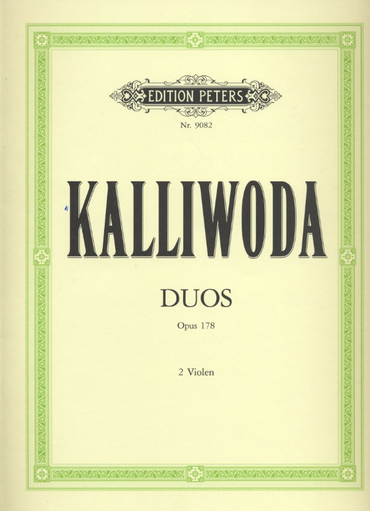 Kalliwoda, Johan: 3 Easy Violin Duets Op. 178 (2 violins)