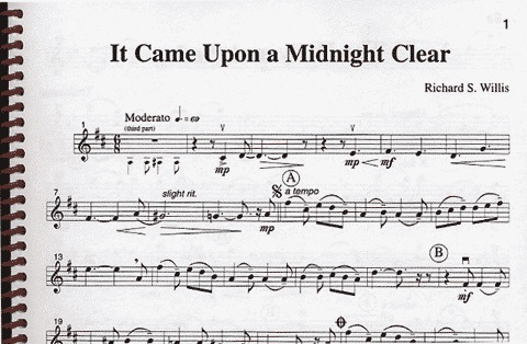 Kelley, Daniel: Music for Four - Traditional Christmas Music (violin 1)