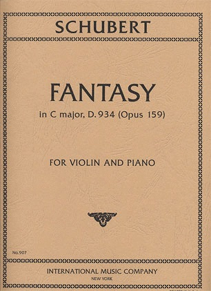 Schubert (Herrmann): Fantasy in C Major, D.934, Op.159 (violin & piano) IMC