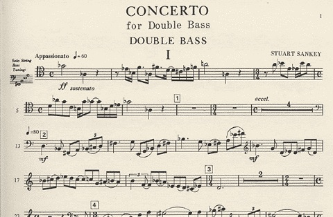 Sankey, Stuart: Concerto (bass & piano)