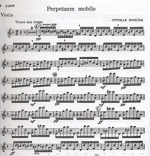 Novacek, Ottokar: Perpetuum Mobile (violin & piano)