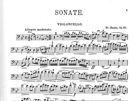 Chopin, Frederic: Sonata Op.65, Polonaise Brillante Op.3 for Cello & Piano
