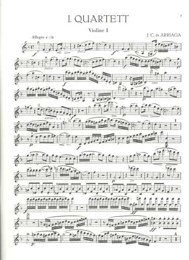 Arriaga, Juan: Three String Quartets
