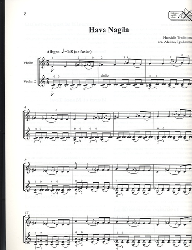 Igudesman, Aleksey: Klezmer & More Violin Duets