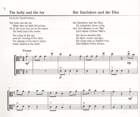 Cohen, Mary: Carol Stringfest (2 violas)