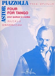 Piazzolla: (score/parts) Four for Tango (string quartet) Editions Henry Lemoine