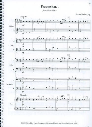 Monday, McAllister, Frost: Strings Extraordinaire (score)