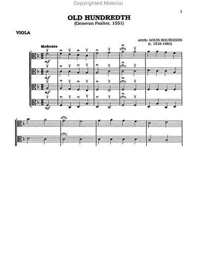 Ryden (arr): Sacred Quartets for All (4 Violas)