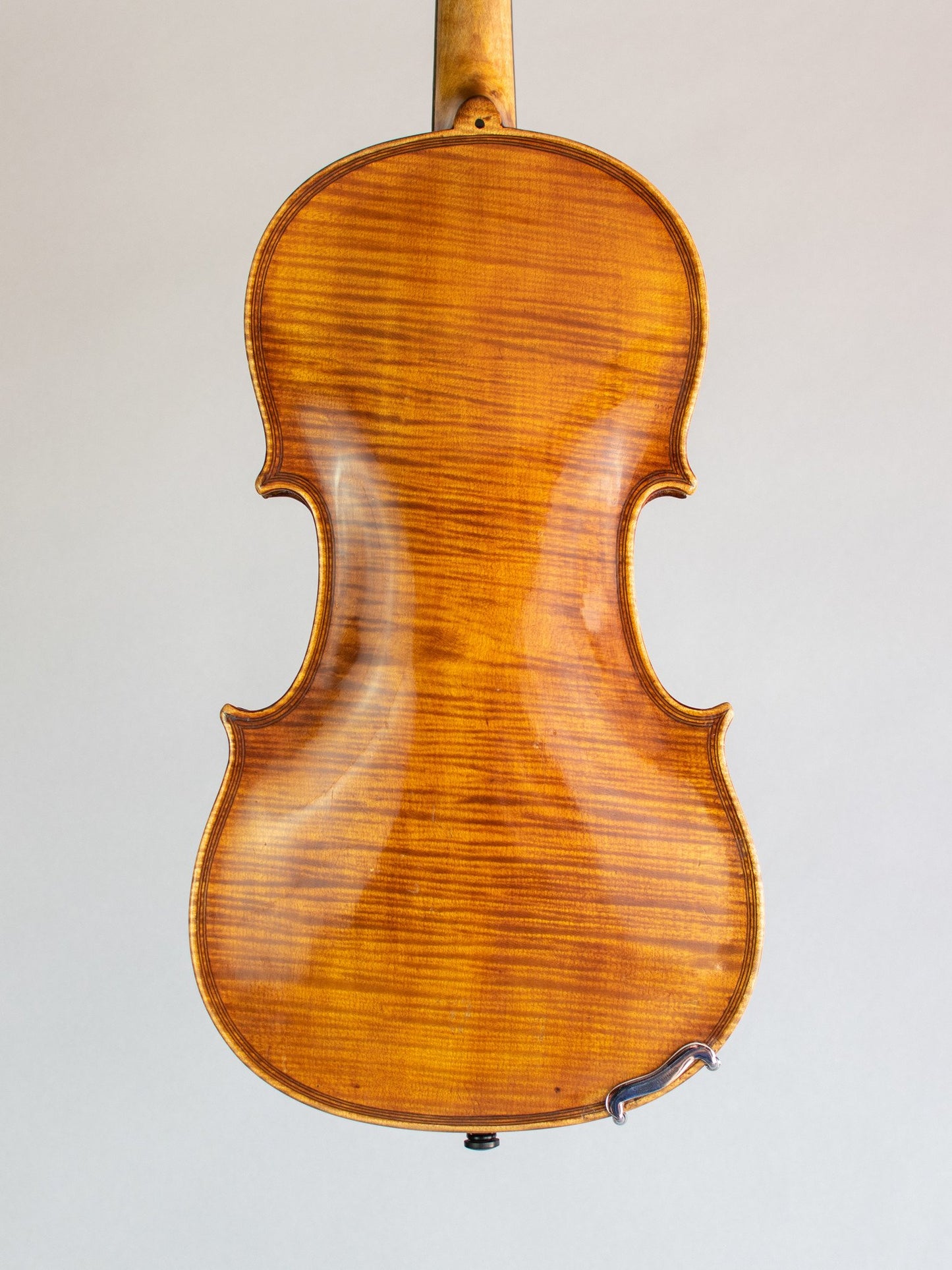 Double-purfled old European violin, unlabeled