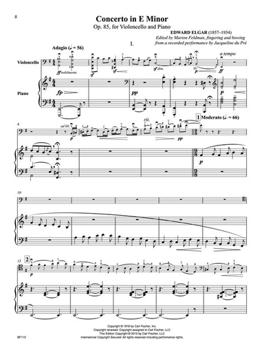 Feldman, M.: The du Pre Legacy (cello & piano)