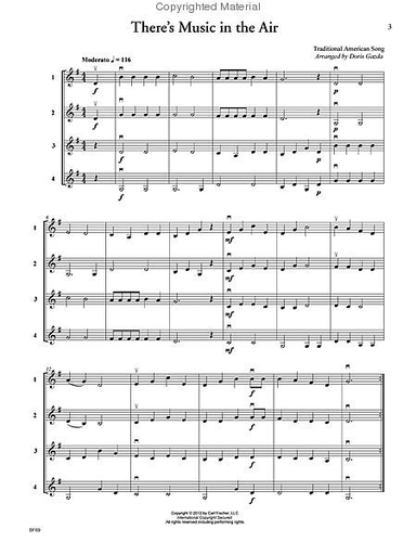 Gazda, Doris: Progressive Quartets (4 violins)