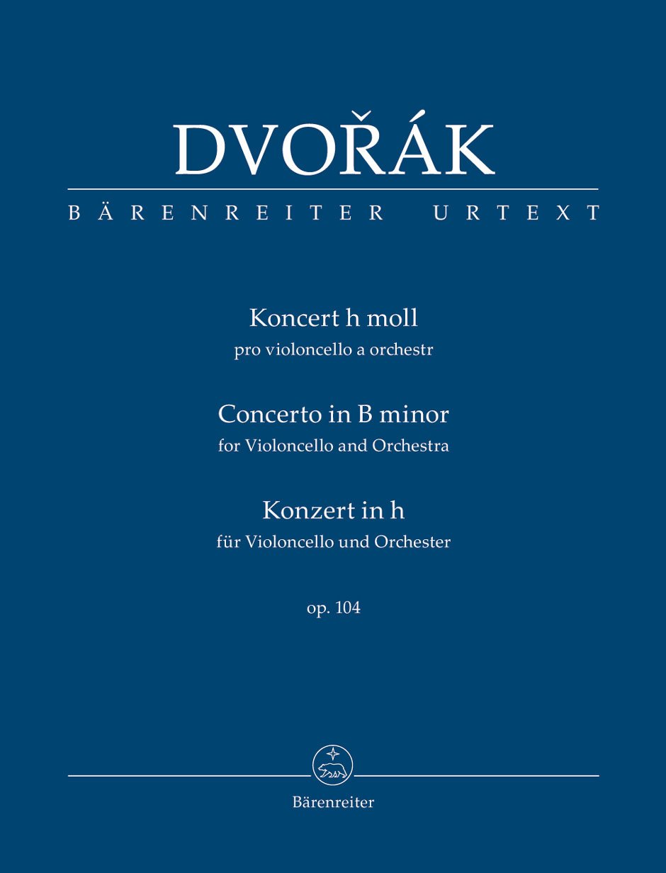 Dvorak, Antonin (Del Mar): Cello Concerto in B minor Op. 104 (Study Score) Barenreiter Urtext
