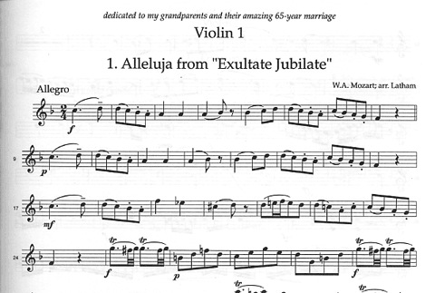 Latham, Lynne: Wedding Album No. 2 for String Quartet (2 violins, viola, cello)