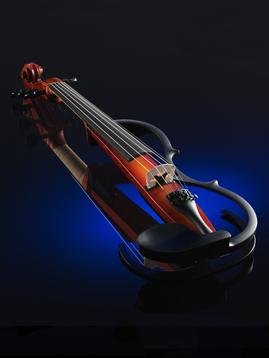 Yamaha SV-255 five-string electric Silent Violin Pro with control box