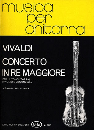 Vivaldi, Antonio: Concerto in D Major RV93 (guitar, 2 violins, cello)