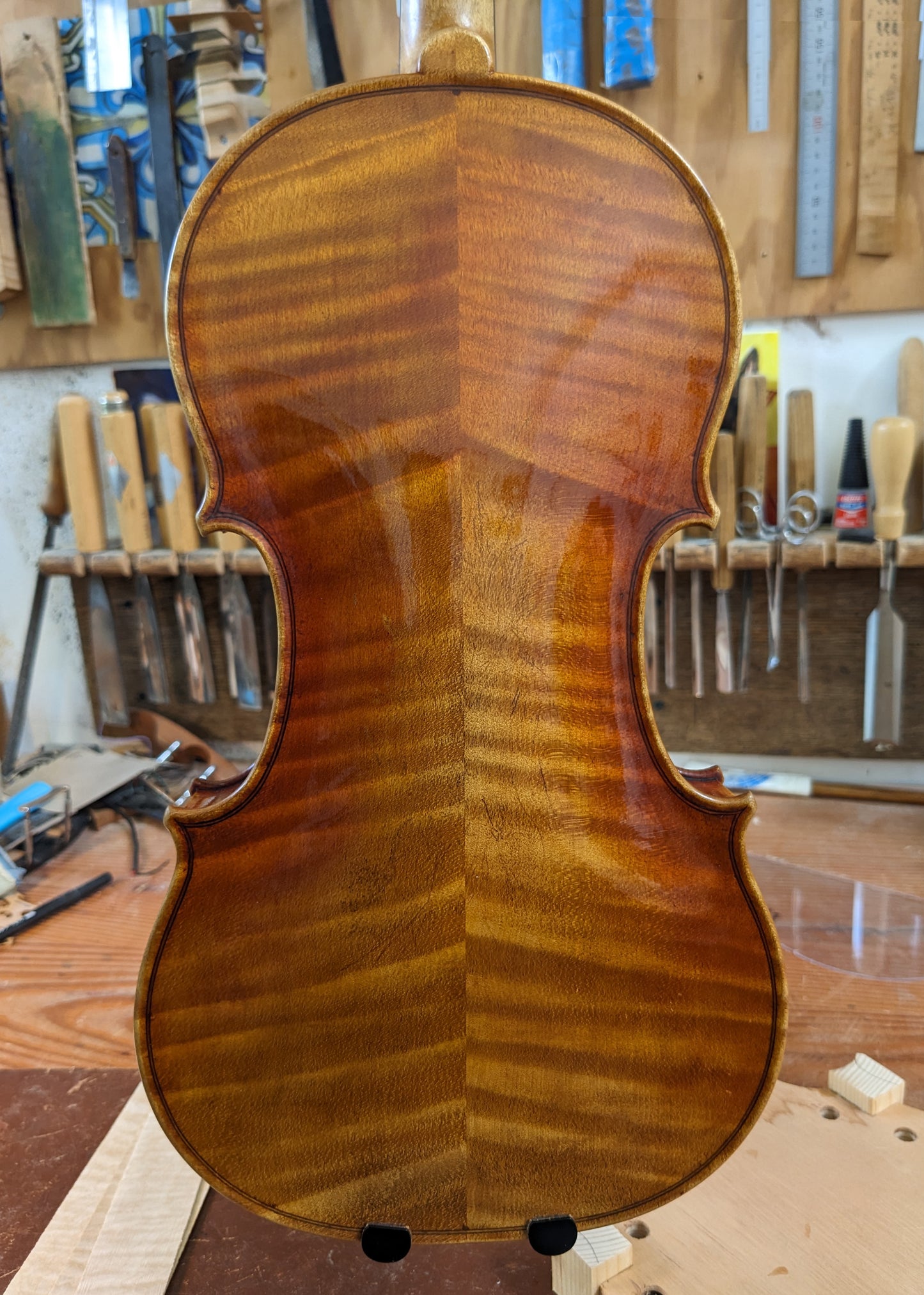 Artur Friedhoff Calvo violin, Strad Titian model, 2022, Oakland CA | Metzler Violins