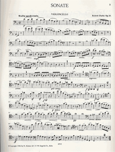 Fuchs, Robert: Sonata Op.29 (cello & piano)