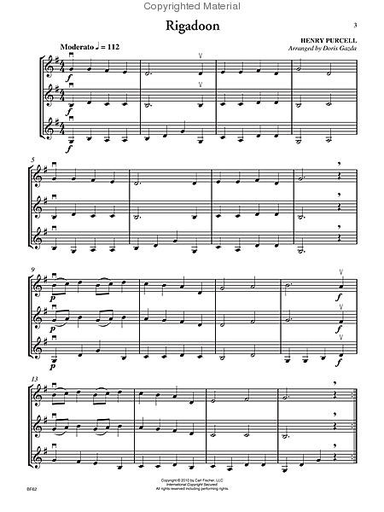 Gazda, Doris: Progressive Trios (3 violins)