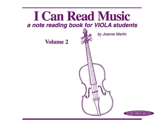 Martin, Joanne: I Can Read Music Volume 2 (viola)
