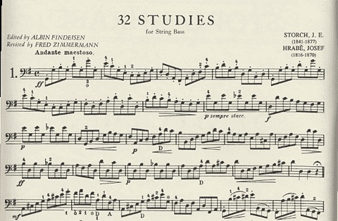 Storch-Hrabe (Zimmerman): 57 Studies Vol.1 (bass)