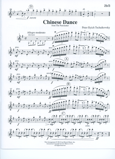 Kelley, Daniel: Music for Three Treble Instruments: Holiday Favorites-Christmas Collection No. 4- complete set of six parts for mix n match trio