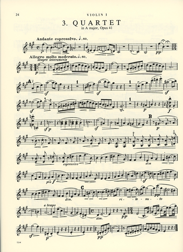 Schumann, Robert: Three Quartets Op.41 (string quartet)