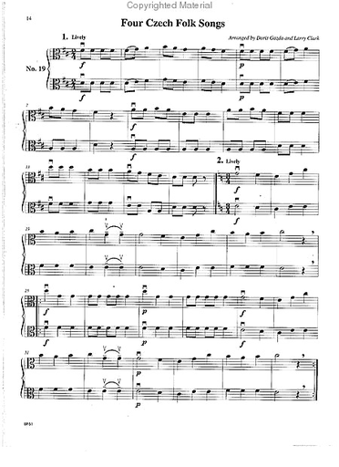 Gazda, Doris: My First Progressive Duets (2 violas)