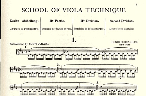 Schradieck (Pagels): School of Viola Technique Vol.2