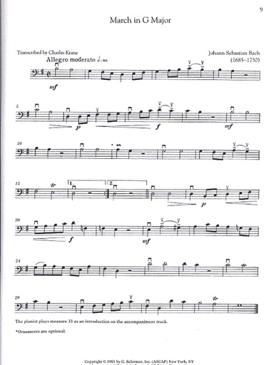 Schirmer, G.S.: The Cello Collection-Easy to Intermediate (cello, Piano, CD)